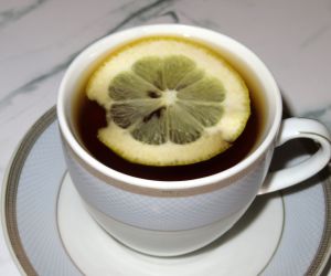 Rozgrzewająca herbata z rumem, cytryną i miodem  wg justi2401