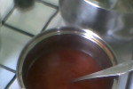 Ogórki w przecierze pomidorowym-gotowanie zalewy