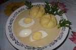 jajka w sosie musztardowym