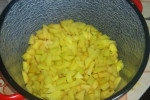 Obrane i pokrojone ziemniaki