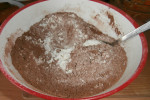 składniki sypkie: mąka, proszek, kakao