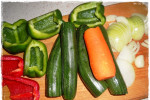 Ciecierzyca z warzywami