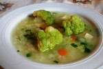 Zupa zielono-kalafiorowa