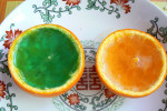 Galaretki w skórce pomarańczy