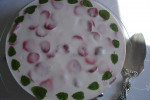 Tort serowo - truskawkowy