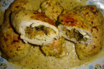 Rolady z piersi kurczaka w sosie prowansalskim