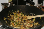 Łosoś teriyaki z warzywami sir fry i ryżem