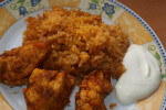 Zapiekanka z kurczakiem i ryżem