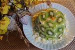 Wielkanocna pascha - sernik z kiwi 