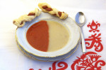 Kremowa zupa z kalafiora i papryki