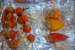 Pomidorki i papryczki po upieczeniu