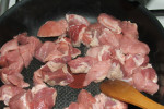 podsmażanie mięsa