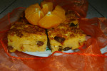 ciasto makaronowe z rodzynkami i nutką pomarańczy
