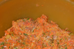 
Pulpety marchewkowe z sosie koperkowym