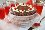 Tort wiśniowo -czekoladowy  - E. Bracka