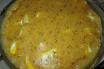 Jajka zapiekane w sosie serowym