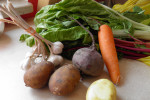zdrowe warzywa i trzy odmiany botwinki
