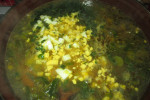 Zupa jarzynowa z soją i jajkiem