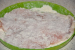 Schab w sosie serowym z pieczarkami