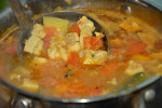 
Zupa rybna curry z imbirem