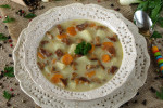 Kremowa zupa kurkowa