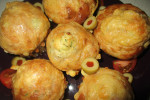 Wytrawne muffiny z szynką, serem i koperkiem