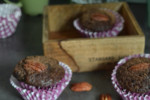 Muffinki czekoladowe z pekanami.