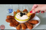 PALUSZKI HALLOUMI z pikantnym sosem jogurtowym | rita creative