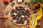 Jesienna pizza z dynią i grzybami