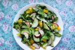 Zielona sałata z warzywami
