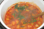 Zupa kalafiorowa na soku pomidorowym