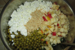 Lekka sałatka ryżowa z jarmużem