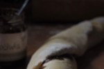 Bułeczki drożdżowe czeko-śliwka z lukrem śmietankowo-waniliowym