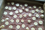 Ciasto "Fale Dunaju" z bananami i kremem czekoladowym