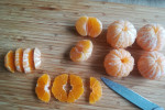 Tort serowy z mandarynkami