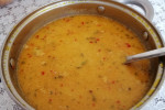 Zupa marchewkowo pieczarkowa z makaronem i ziemniakami