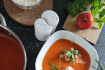 Zupa krem z pomidorów i mascarpone