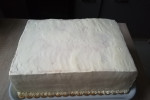 Tort urodzinowy- prostokątny z dekoracją Sukulentów