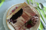 Tort serowy- Zebra czekoladowa