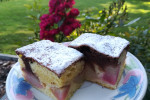 Ciasto dwukolorowe z brzoskwiniami