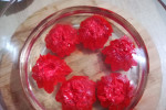 Tort na Walentynki z różami 3 D w galaretce