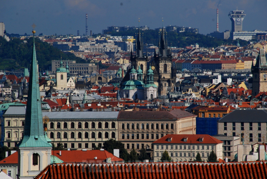 Praga, widok z dzielnicy Hradczany