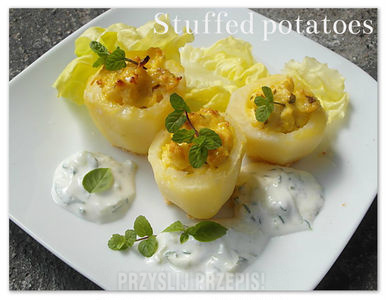 Faszerowane ziemniaki - Stuffed potatoes