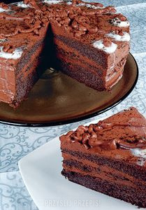 Tort makowo-czekoladowy