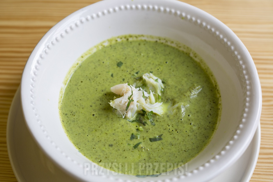 zupa warzywna z zielonej części pora