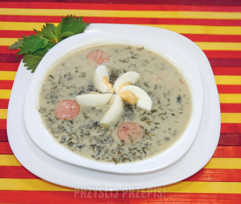 Litewska zupa z pokrzyw