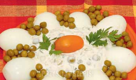 Jajka z sosem tatarskim