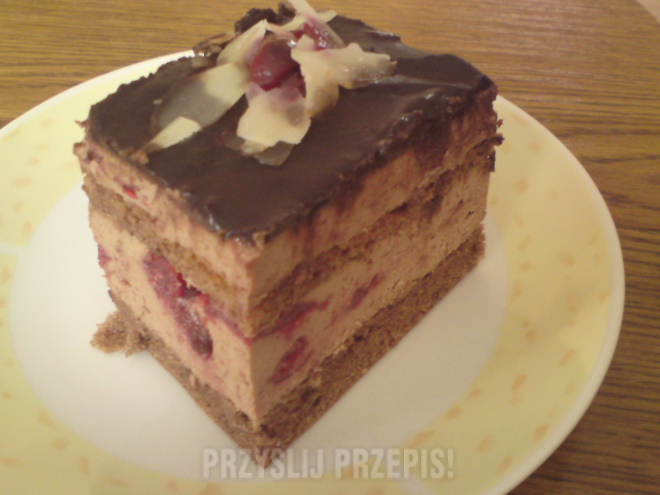 ciasto czekoladowo- wiśniowe