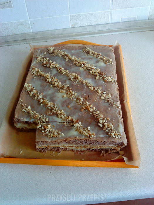 ciasto krówkowo-kakaowe