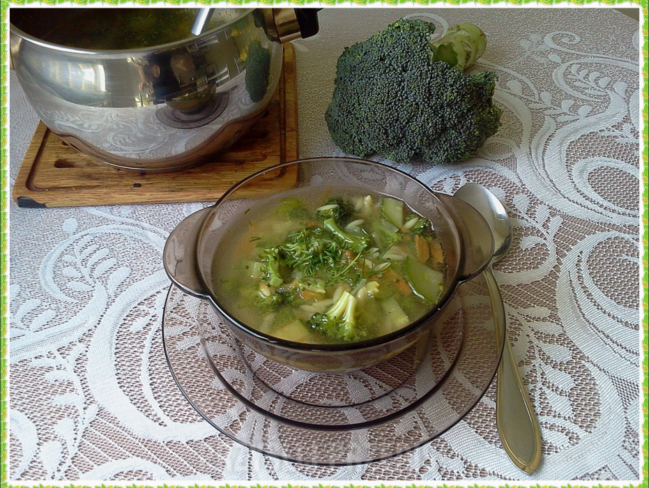 zupa z zielonych warzyw